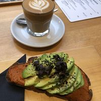 Avocado Stulle - Flat White   at Kaffeesack in Baden Baden