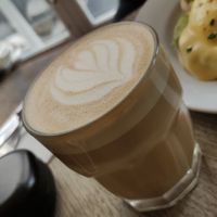 Latte oat at Season Marais in Paris