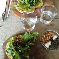 Avocado toasts (3 slices) and « Double trouble » avocado toast + açaï bowl  at Season Marais in Paris