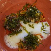 5-Kornlaibchen mit Muskatschaum (vegan) at Der Leutascherhof in Leutasch