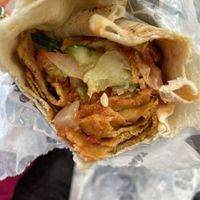 Wrap with seitan-chicken (kyckling)  at 7 Days Pizza & Grill in Malmo