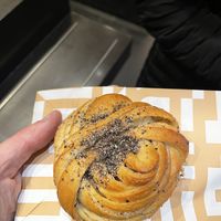 Cardamom pastry  at Karl Fazer Cafe in Helsinki