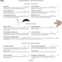 Menu July 2020. Spot all the VG options! at Six in Brighton