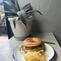 The Jermaine bagel at Sable in Richmond