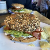 1800 avocado, with additional maple bacon. YUM  at Sable in Richmond