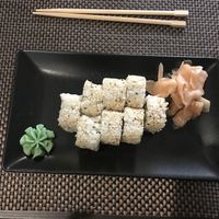 Vegan sushi   at Panda Sushi in Zadar