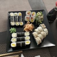 Veg. Sushi plate.  at Panda Sushi in Zadar