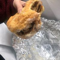 Philly Cheese Steak Sammy at Peace Love Coffee in St Charles