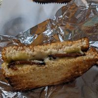 Grilled Cheezus at Peace Love Coffee in St Charles