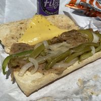 Philly Cheese at Peace Love Coffee in St Charles