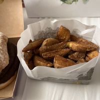 Potato wedges  at Hans im Glück in Munich