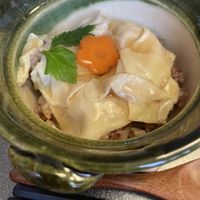 rice with Yuba   at Naramachi Vegan Nabi in Nara