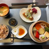 Second coursee  at Naramachi Vegan Nabi in Nara