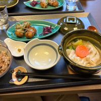 set menu at Naramachi Vegan Nabi in Nara