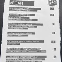 Mit Translator übersetzte Speisekarte  at Aan de Gracht in Elburg