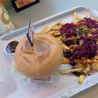Jimmy's plant based burger at Cutlery Works in Sheffield