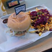 Vegan BBQ burger at Cutlery Works in Sheffield