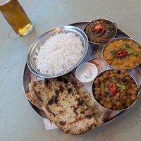 Indian tali - vegan at Cutlery Works in Sheffield