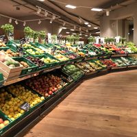 vegetables and fruits  at denn's Biomarkt in Stuttgart
