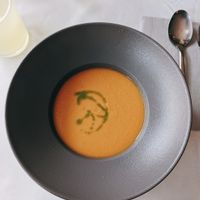 Gazpacho at Bistró Heming-way in Los Alcazares