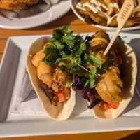 Beer battered fysh tacos at Moose Winooski's in Kitchener
