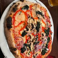     Solo verdure pizza made vegan   at Very Italian Pizza in Leiden