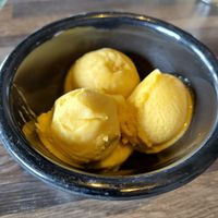 Mango ice at Very Italian Pizza in Leiden
