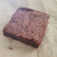 Vegan brownie at The Shack in Monterey