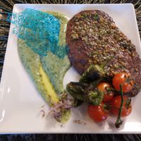 Vegan steak.... wow at Go Vegan by Adrian Muser in Altea