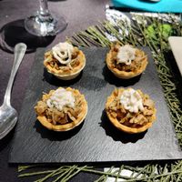 Jackfruit tuna at Go Vegan by Adrian Muser in Altea