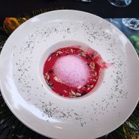 crema violett fria de remolacha at Go Vegan by Adrian Muser in Altea