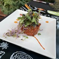Steak tartare….. plant based 🌱… cruelty free enjoyment   at Go Vegan by Adrian Muser in Altea