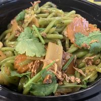 The spinach noodle were served in a plastic bowl instead of the cardboard container. The food is less tasty than it used to be    at Thailander in Malvern East