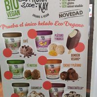 All vegan icecream at Manumaga in Mojacar