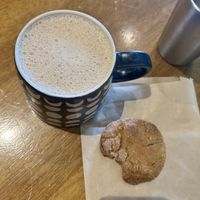 chai latte and chai cookie!  at Vegetation Plant Food in Lakeland