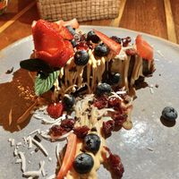 Chocolate torte at Tierra in Tulum