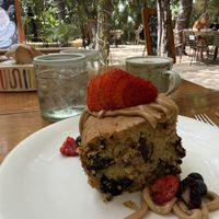 Vegan bread of the day | blueberry   at Tierra in Tulum