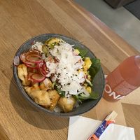 poke with fried tofu and avocado  at Wiki Wiki Poke in Vienna