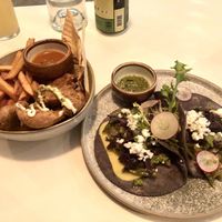 Fried chicken + cactus tacos at Casa Kaizen in Montreal