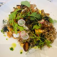 Chanterelles & barley  at Cuillin Hills Hotel in Isle Of Skye