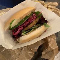 BBQ buger  at Cortado Coffee Shop in Halmstad