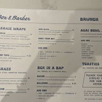  at Box & Barber Coffeehouse in Newquay