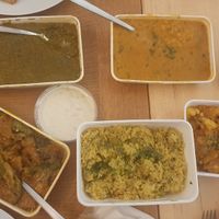 Some vegan dishes at Delhi House in Zurich