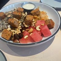 Quinoa salad  at L'abri in Cheticamp