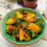 Shiitake salad at La Font Cafè in Palamos