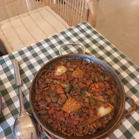 Paella at La Font Cafè in Palamos