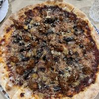 Pizza rustichella  at Trinacria in Samarate