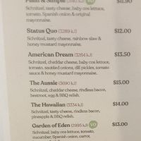 Vegan pattie & 4 vegan options for burger or wrap at Schnitz in Bendigo