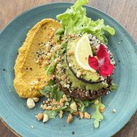 Zucchini Roti  at Pasture & Co in Currumbin Valley