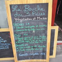 menu of the week at La Bouche du Trois Pièces  in Rouen